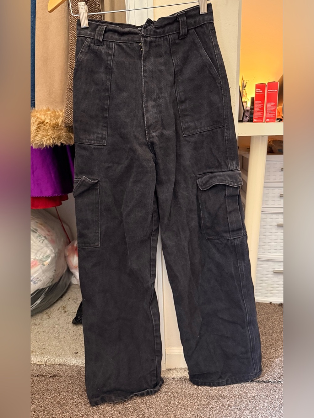 Black Cargo Pants - Durable Workwear Style
